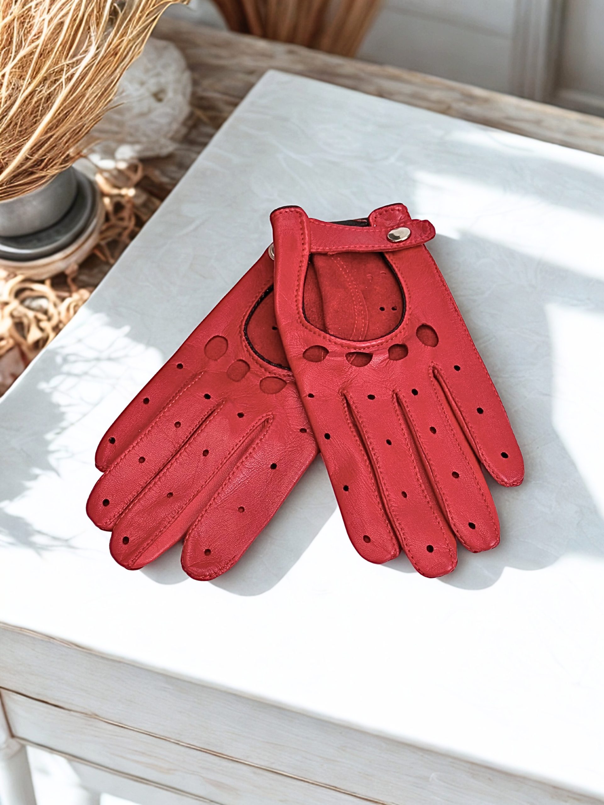 Rękawiczki damskie "samochodówki" - obrazek 4