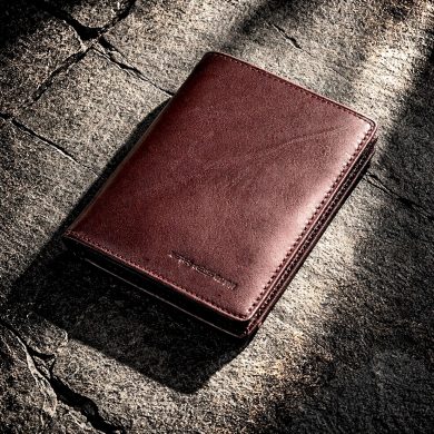Brązowy portfel męski