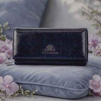 Portfel granat czerwień