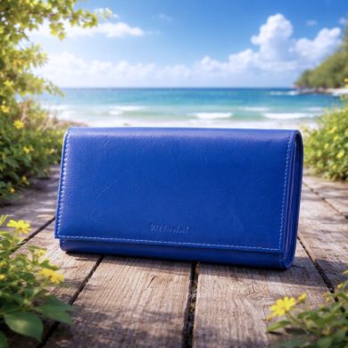 Portfel damski Vittorini niebieski