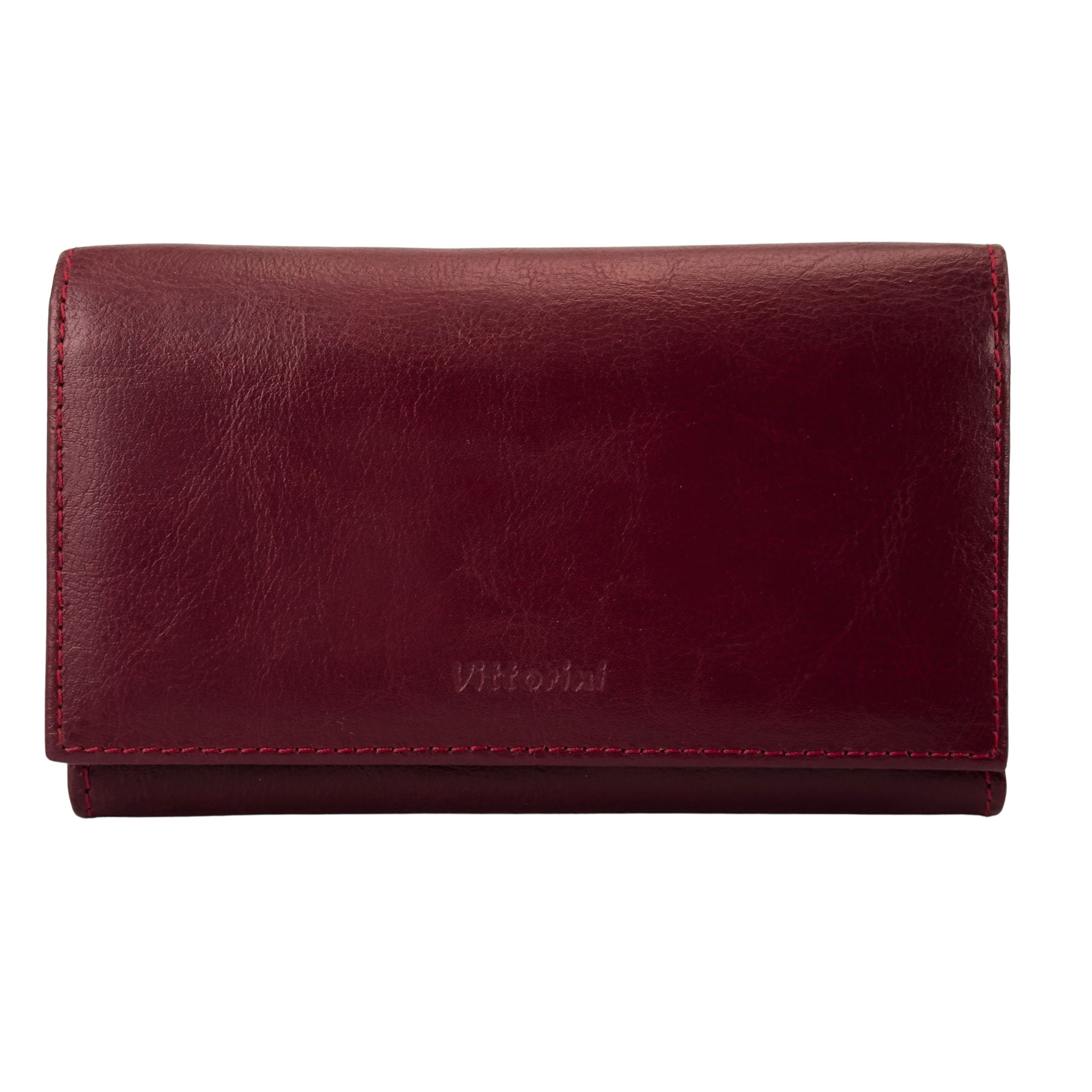 Portfel damski Vittorini bordo - obrazek 3
