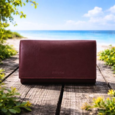 Portfel damski Vittorini bordo