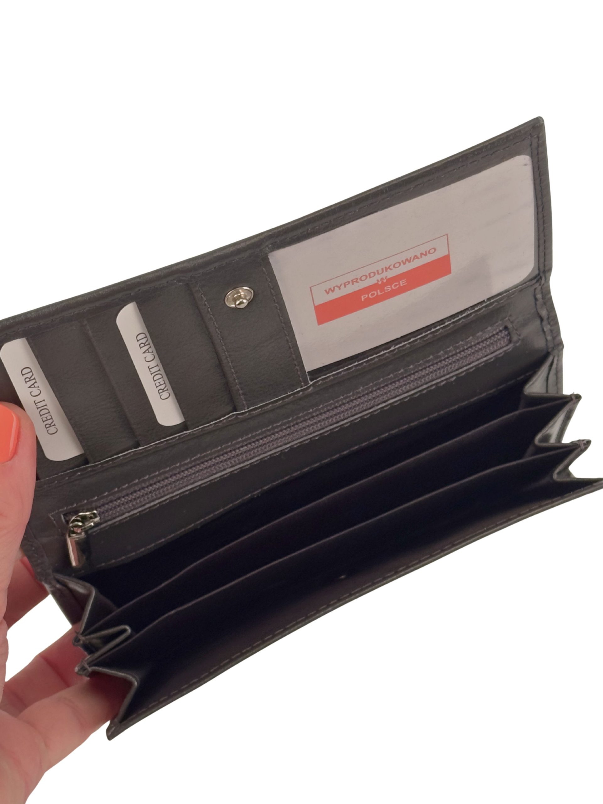 Portfel damski Vittorini szary - obrazek 2