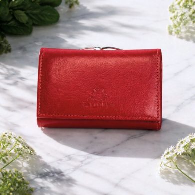 Damski portfel Vittorini czerwony