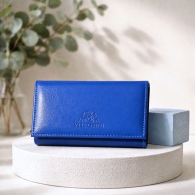Portfel damski Vittorini niebieski