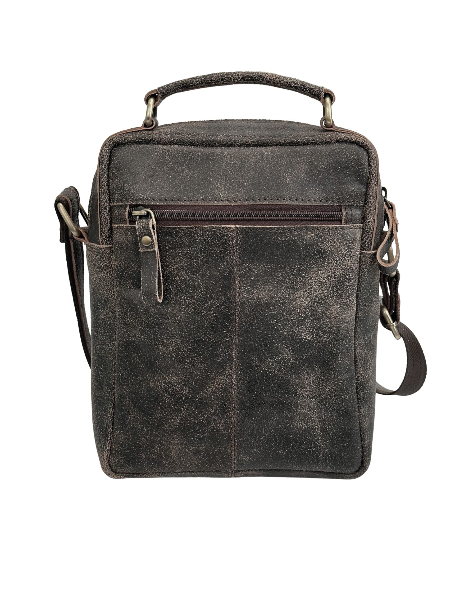 Torebka męska skóra crackle - obrazek 3