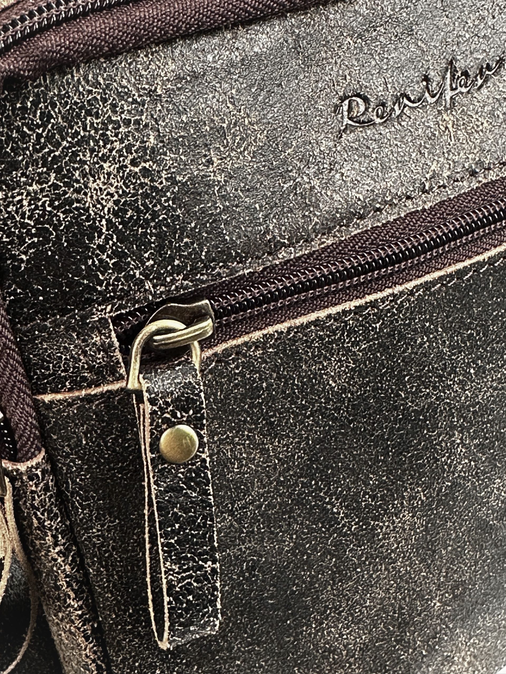 Torebka męska skóra crackle - obrazek 5