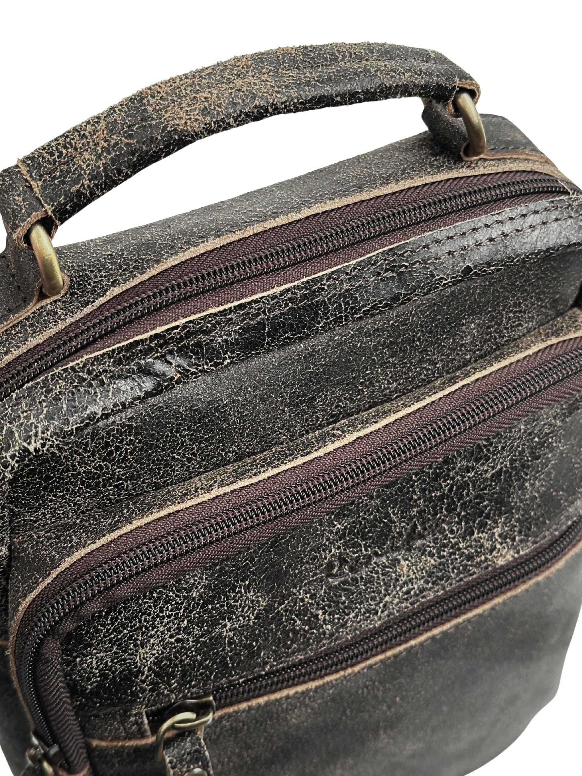 Torebka męska skóra crackle - obrazek 6