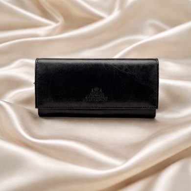 Portfel czarno-czerwony Vittorini