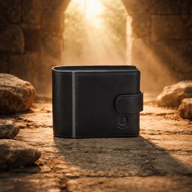 Portfel męski Meltoni poziomy zapinany