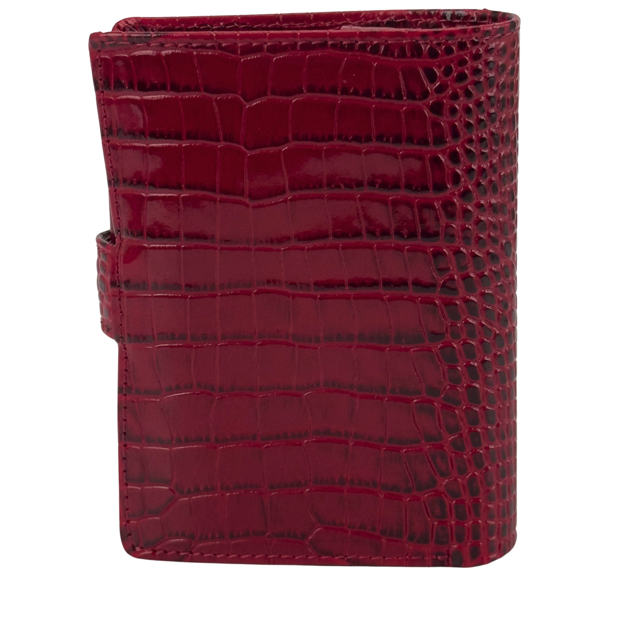 Portfel damski pionowy czerwony - obrazek 5