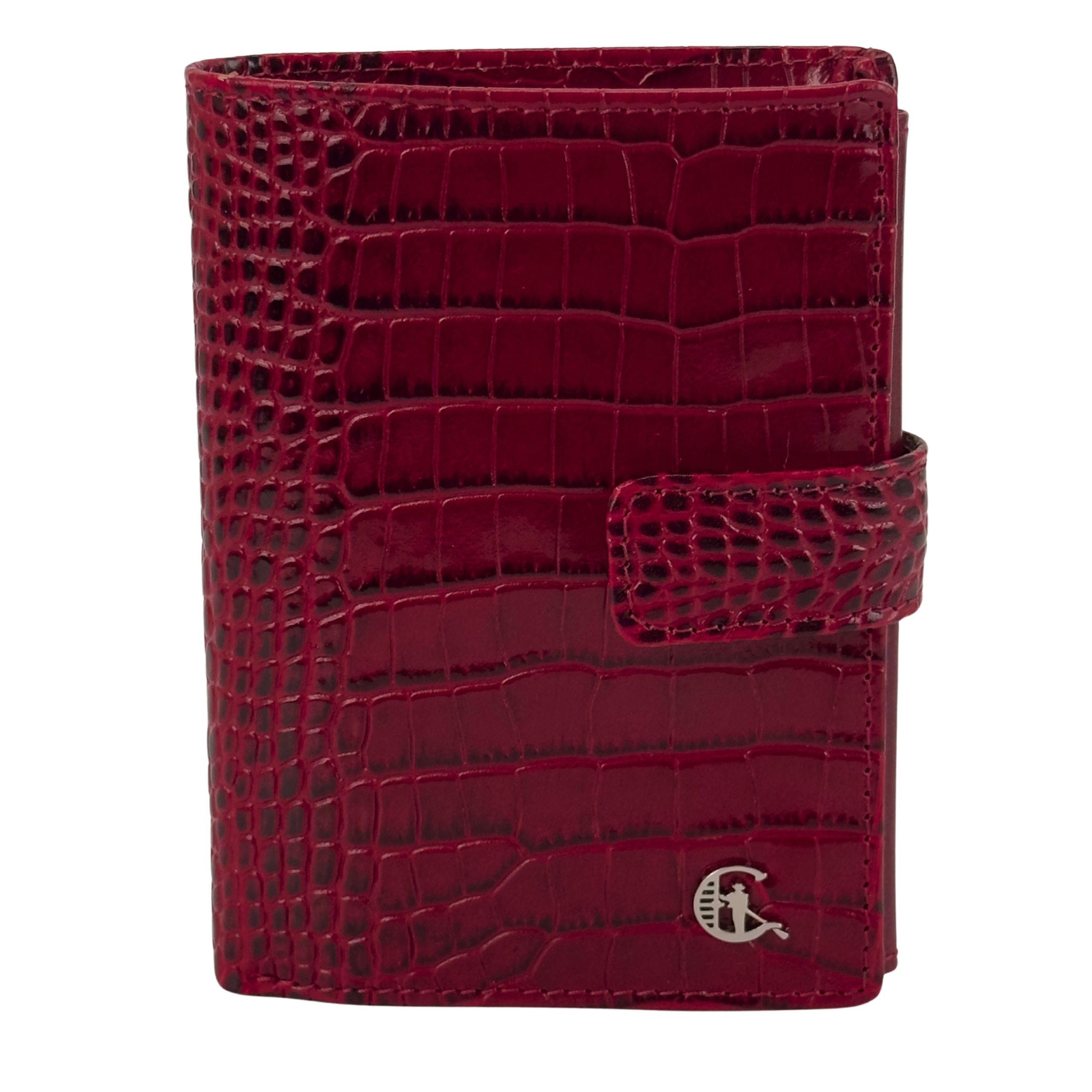 Portfel damski pionowy czerwony - obrazek 4