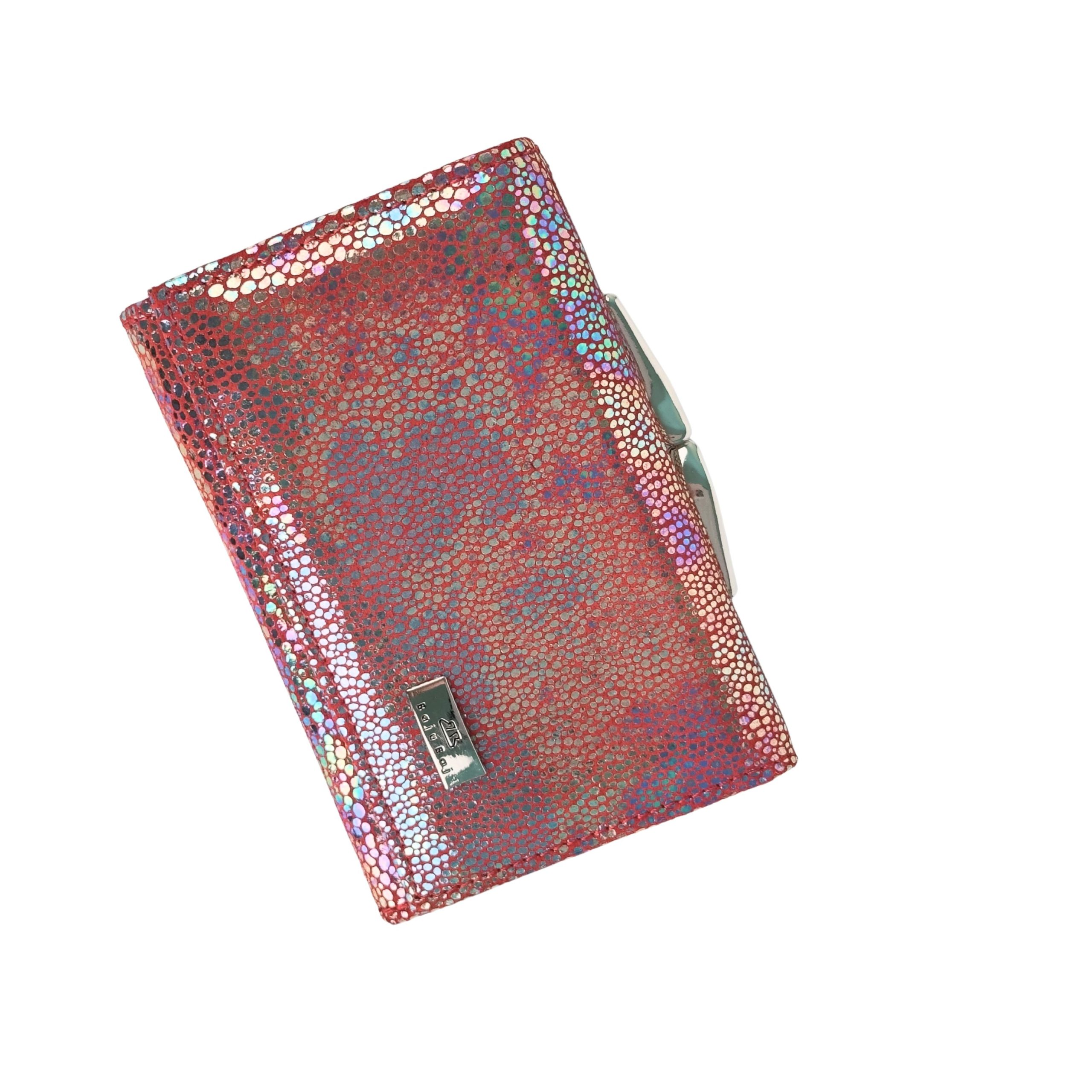 Portfel damski neonowa czerwień - obrazek 4