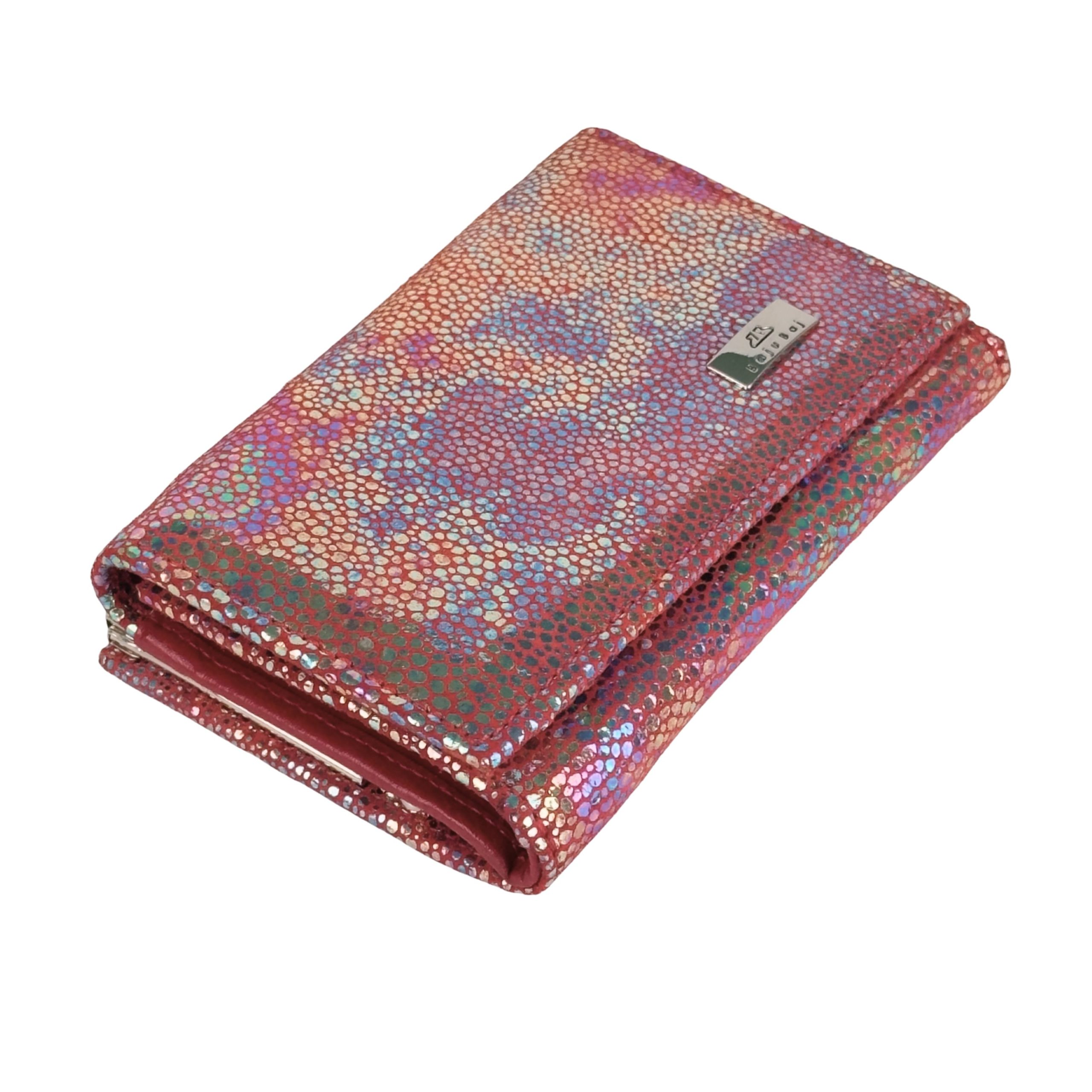 Portfel damski neonowa czerwień - obrazek 6