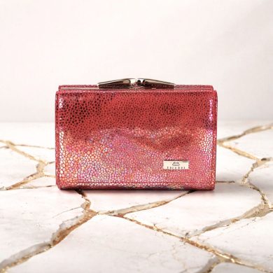 Portfel damski neonowa czerwień