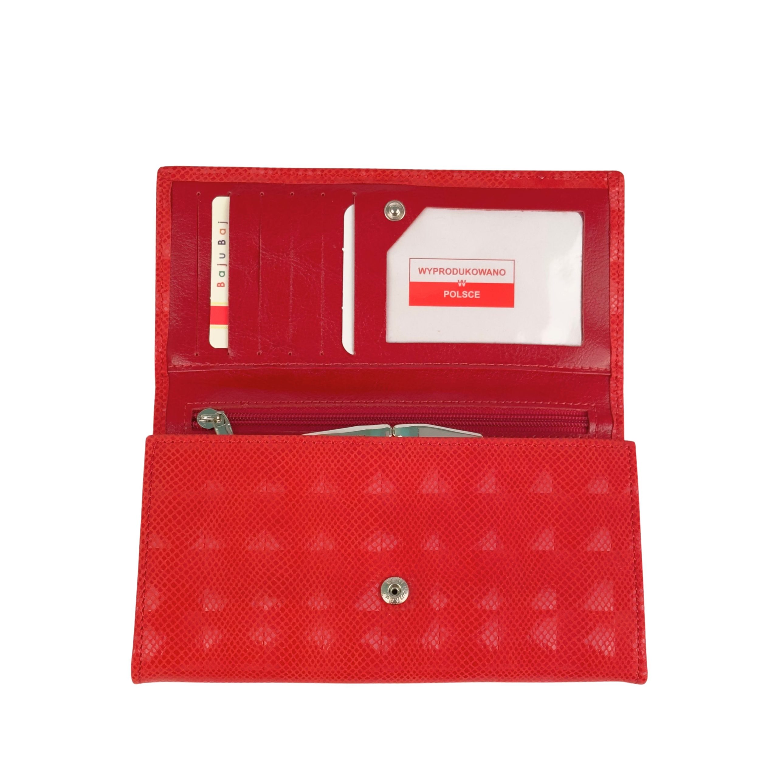 Portfel damski 3D czerwony - obrazek 5