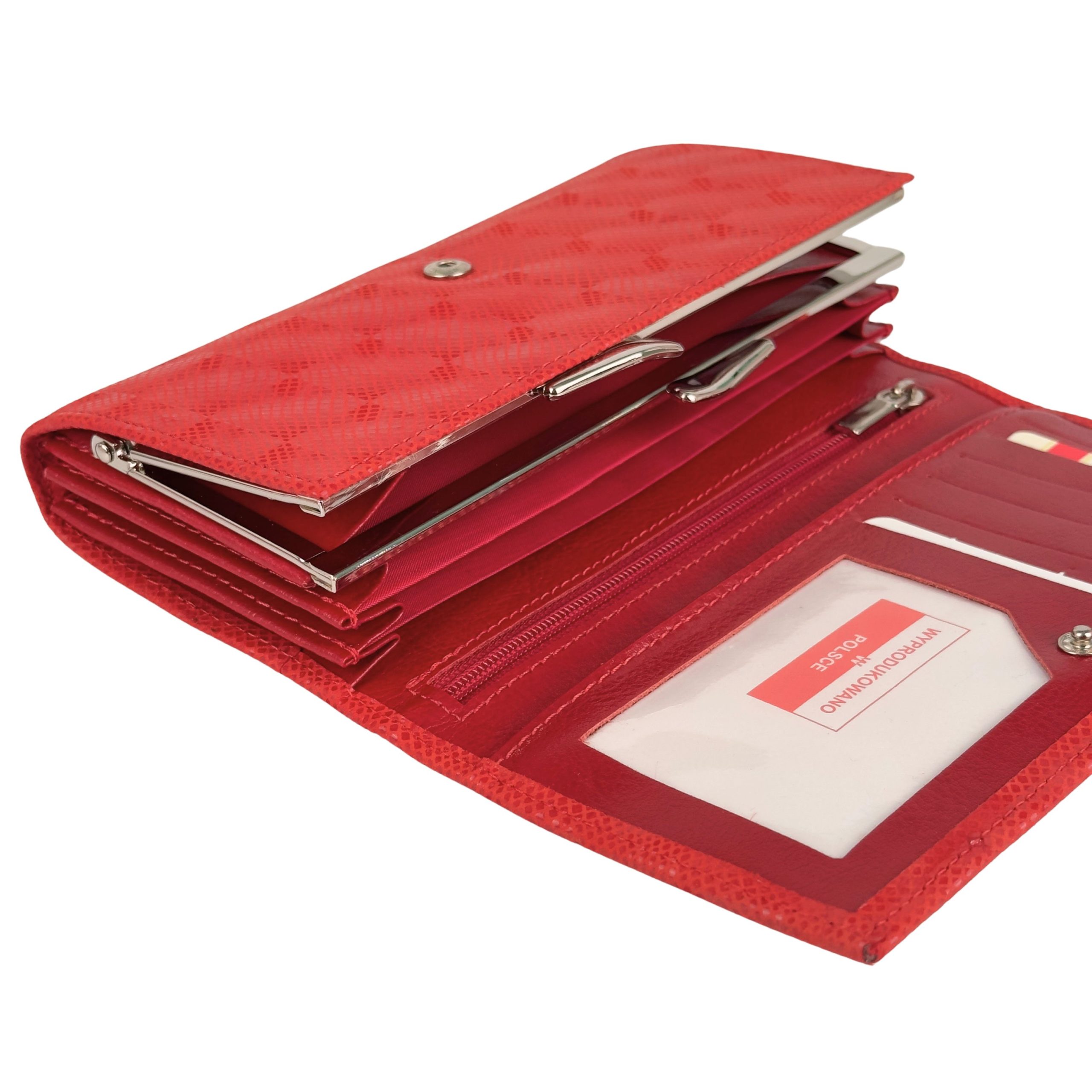 Portfel damski 3D czerwony - obrazek 6