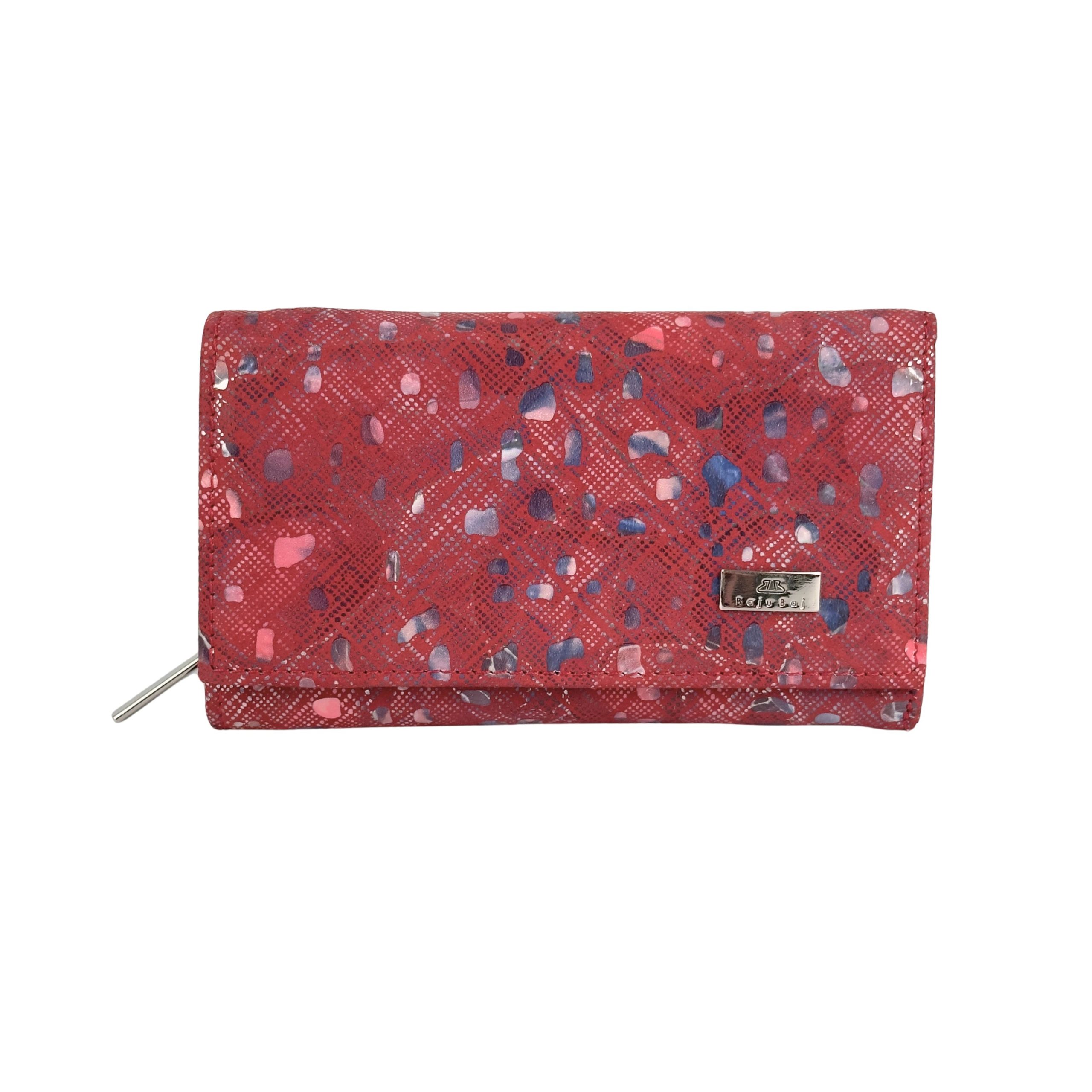 Portfel damski czerwona mozaika - obrazek 5