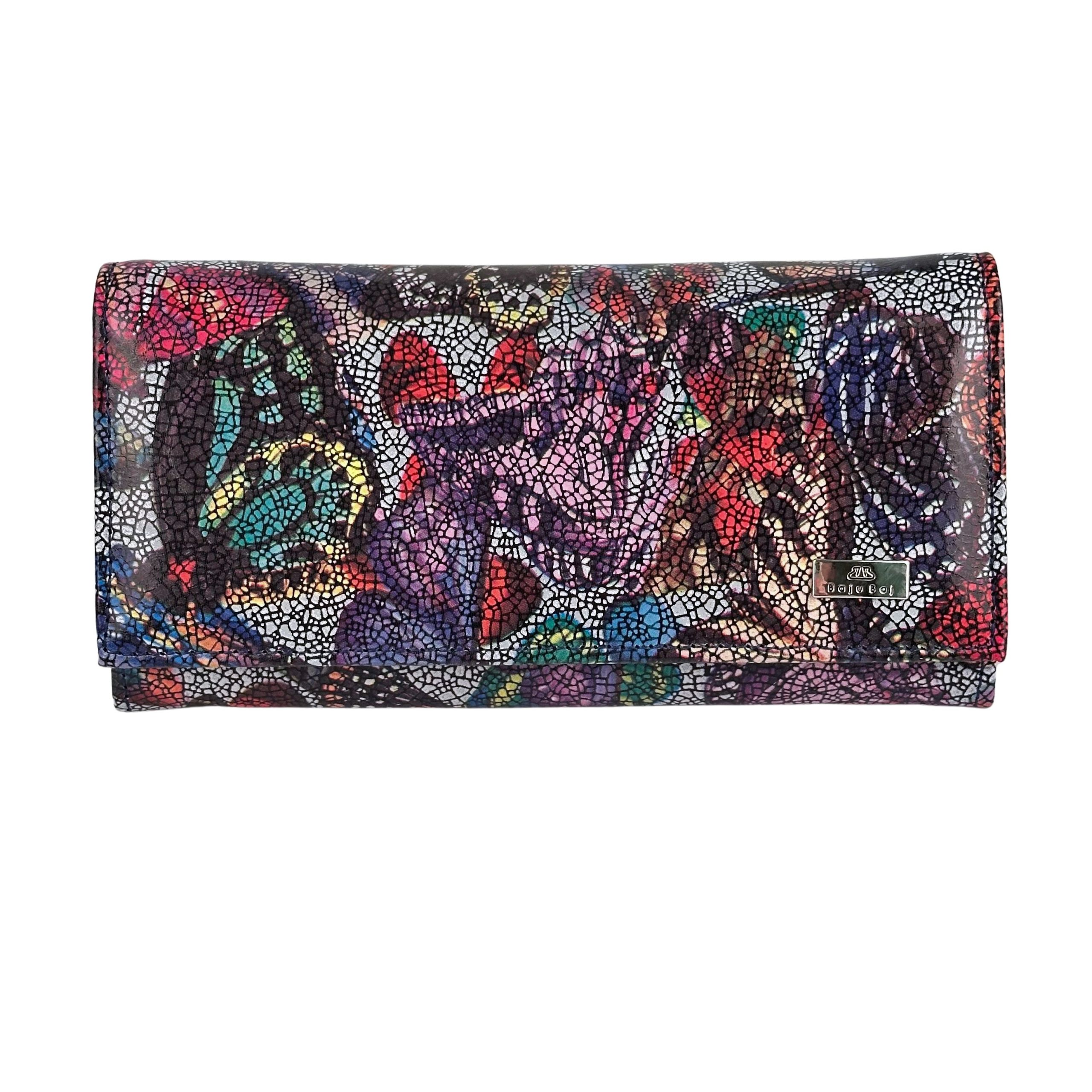 Portfel damski duży motyle - obrazek 3