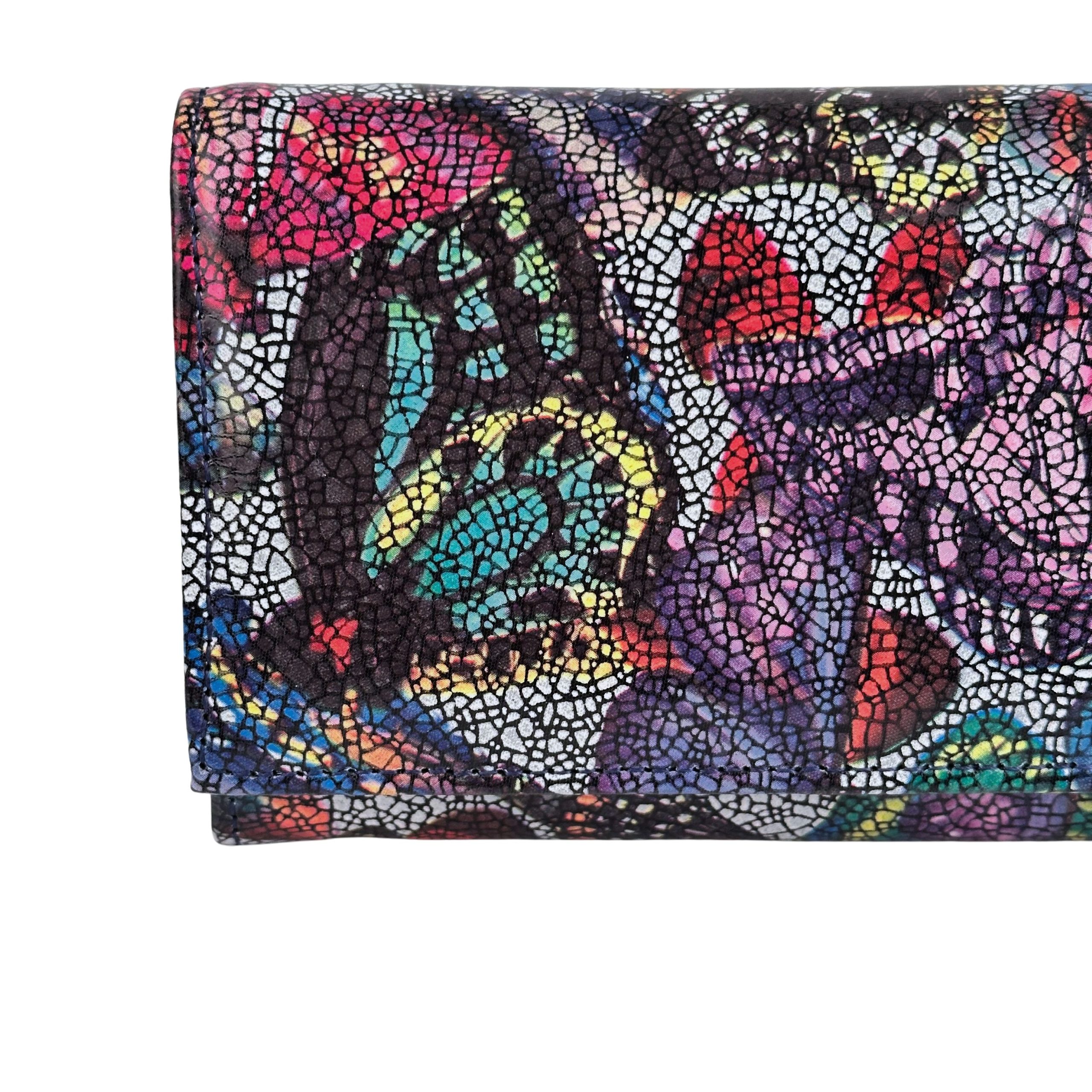 Portfel damski duży motyle - obrazek 6