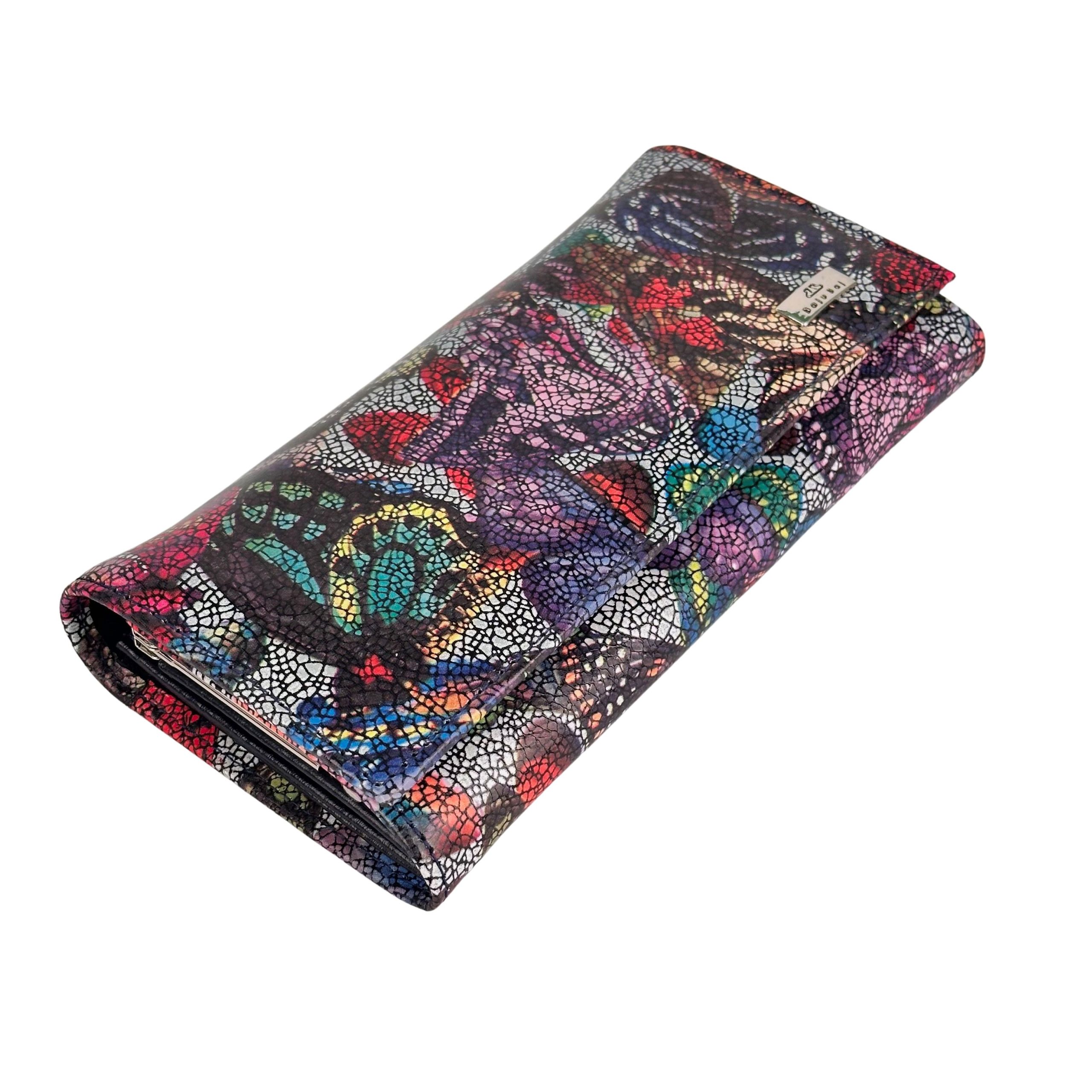 Portfel damski duży motyle - obrazek 7