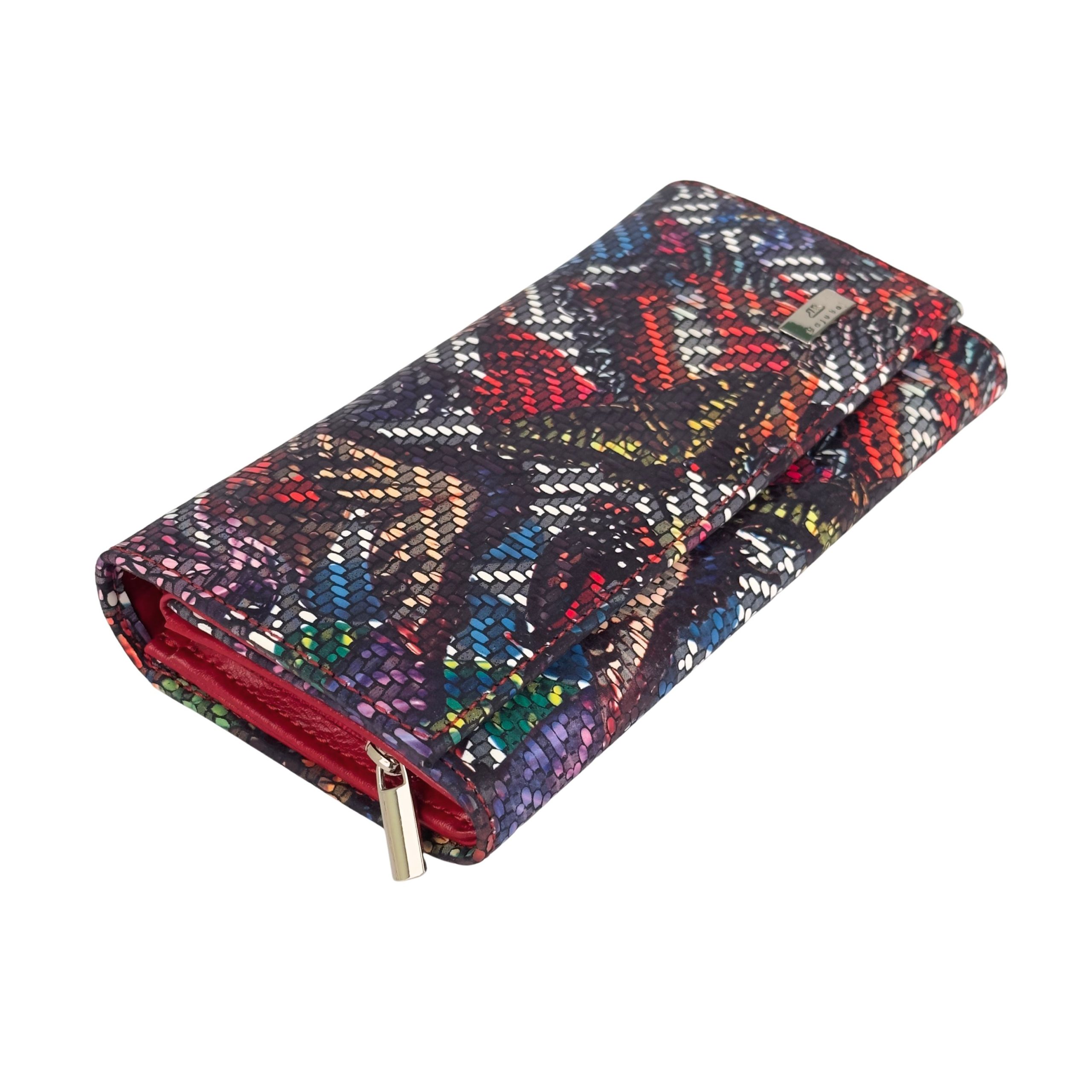 Portfel damski duży motyle 2 - obrazek 6