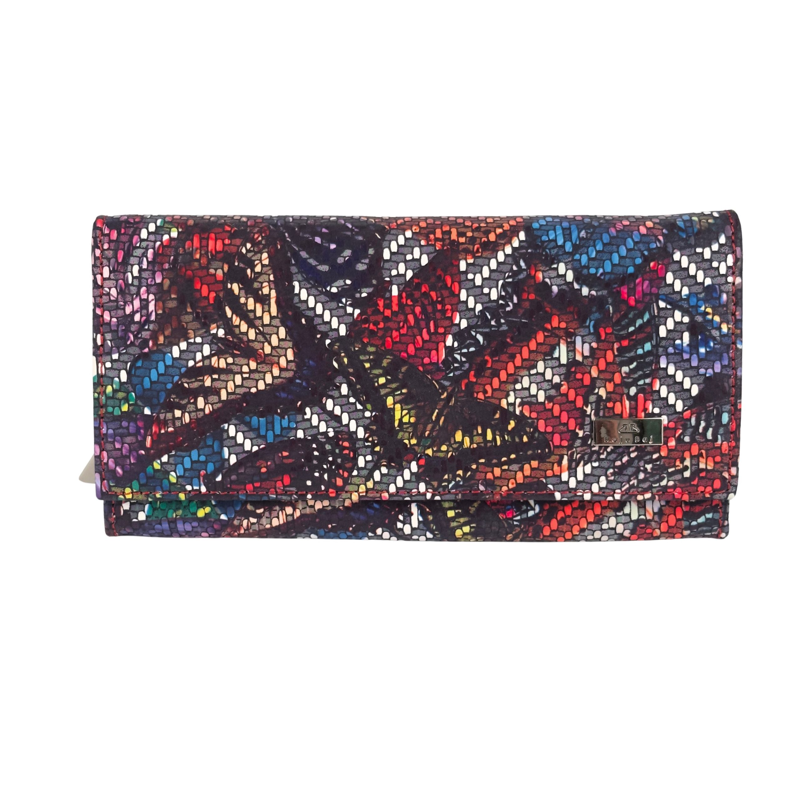 Portfel damski duży motyle 2 - obrazek 3