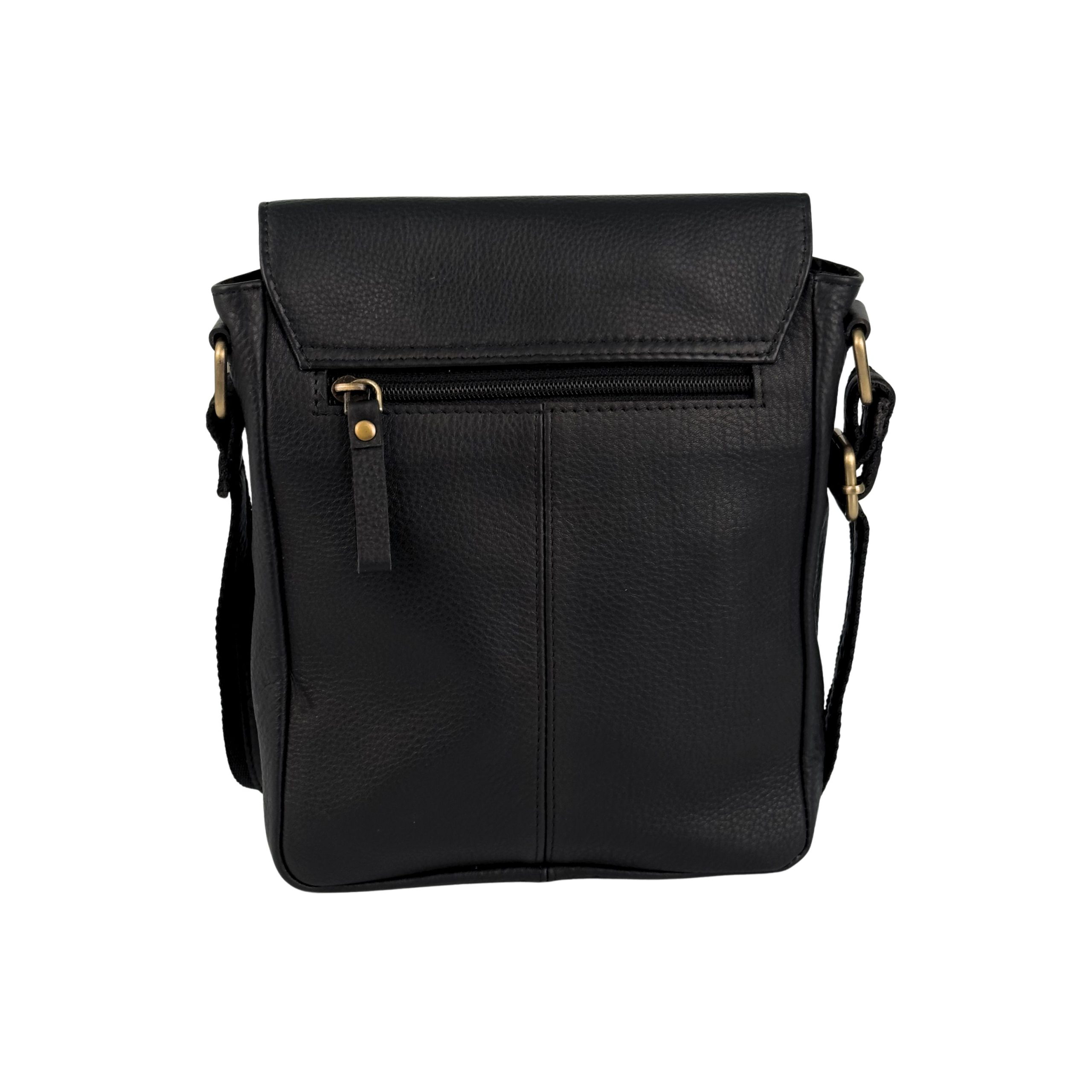 Torebka mała męska crossbody czarna - obrazek 3