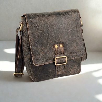 Torba męska crossbody crackle mała